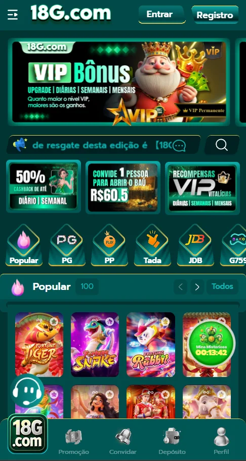 Ilustração de Explore as Promoções Exclusivas da 18g para Jogadores VIP